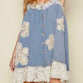 “THE SUSIE Q”Vintage Charm Floral Patchwork Dress
