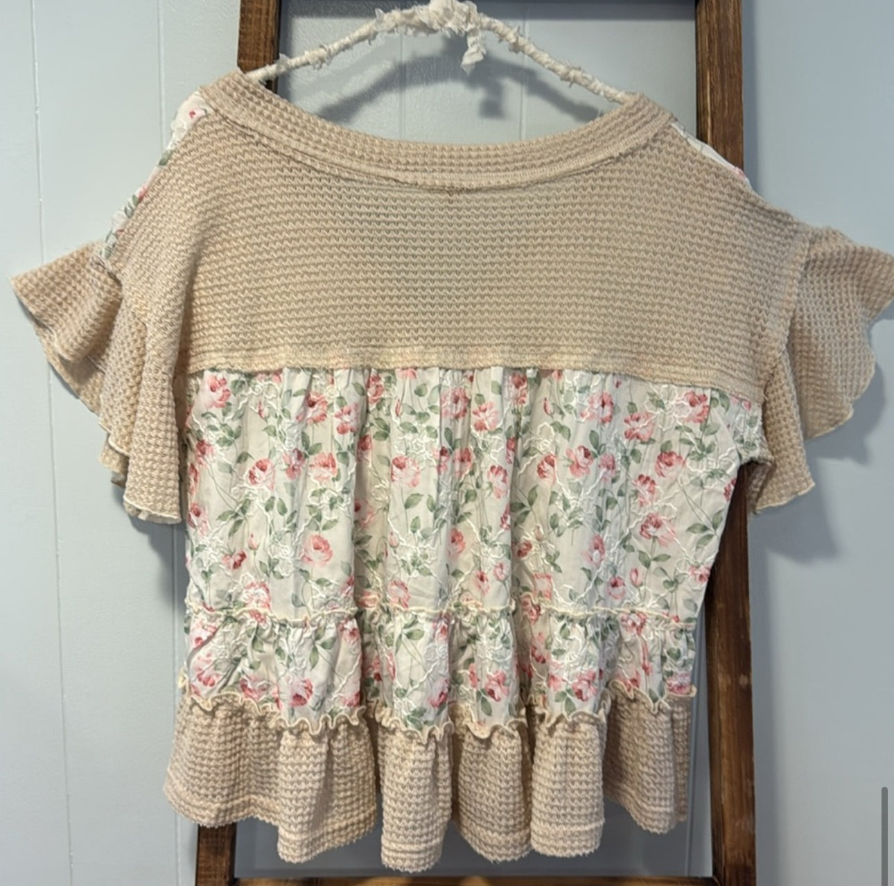 POL”The Sweetheart” Floral Baby Doll Top