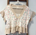 POL”The Sweetheart” Floral Baby Doll Top