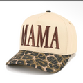 Puff Embroidered Mama Trucker Hat